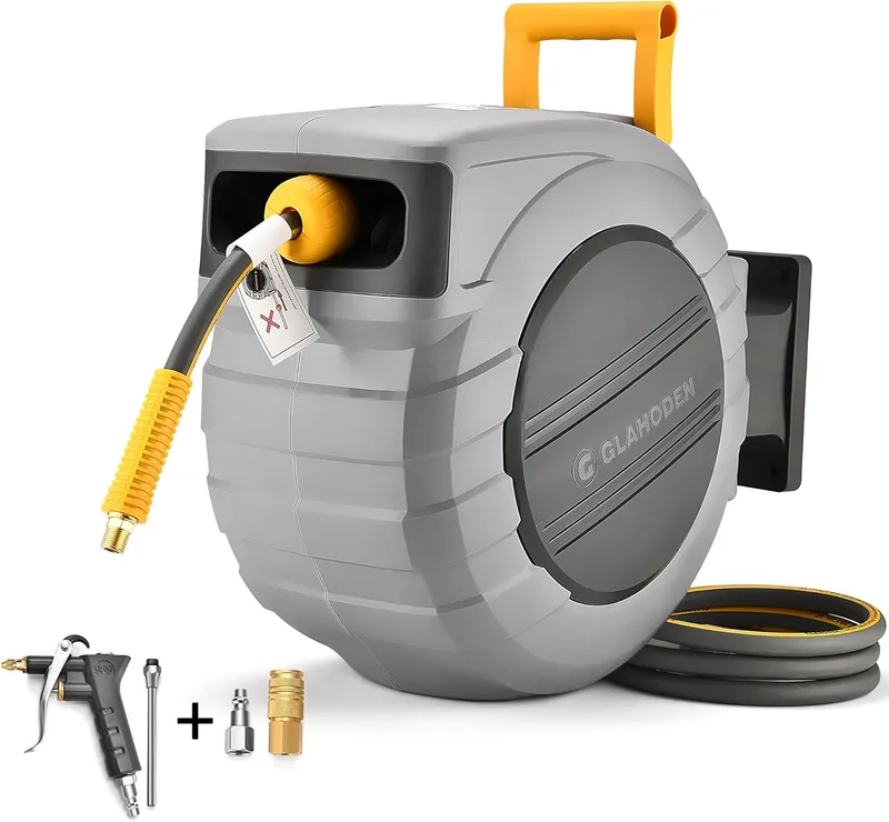 Glahoden Air Hose Reel 100 Ft Retractablel